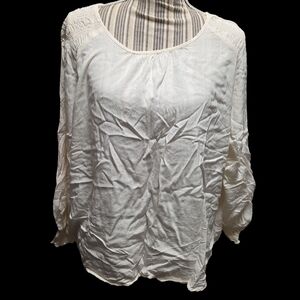 Chic White Women's Blouse
